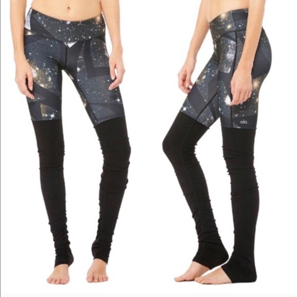 Alo Godess Leggings galaxy print